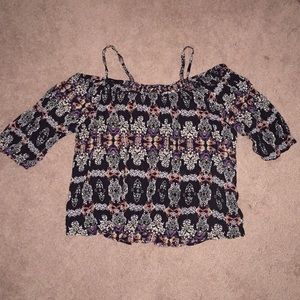 Spaghetti strap / strapless blouse